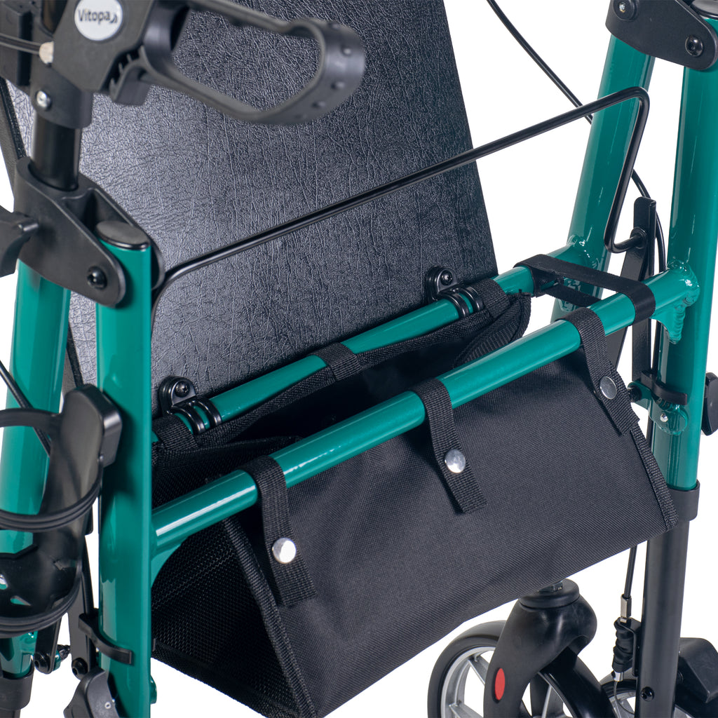 Vitopa W20A Lightweight Rollator Walker with Seat