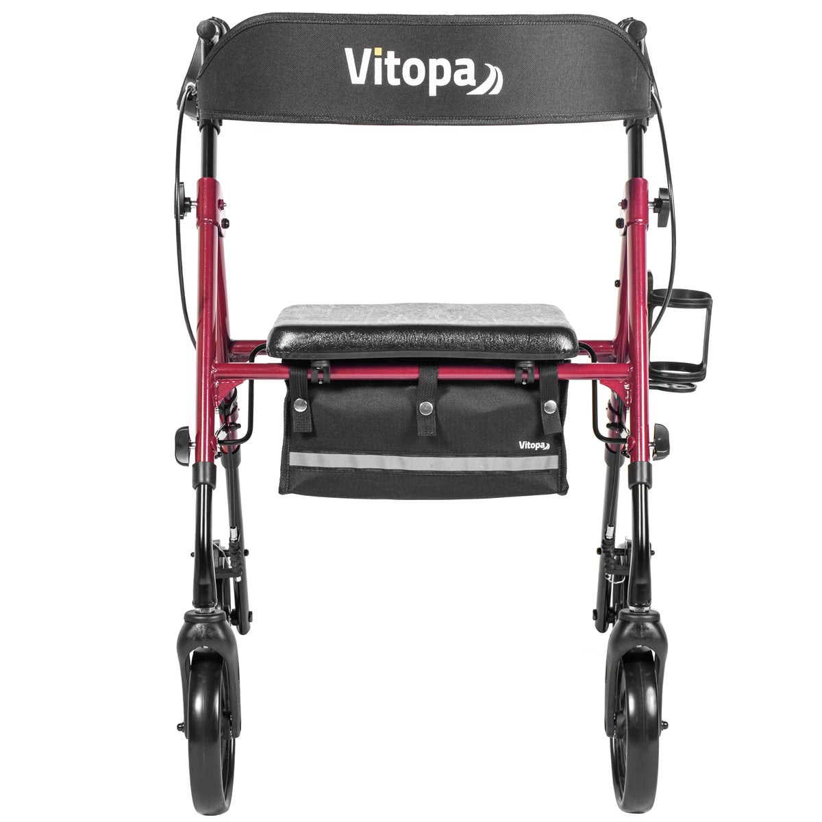 Vitopa W20S Steel Rollator Walker with Seat