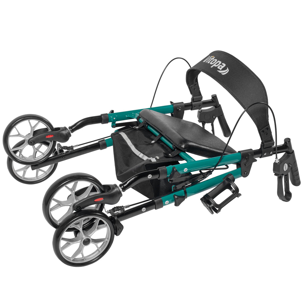 Vitopa W20A Lightweight Rollator Walker with Seat